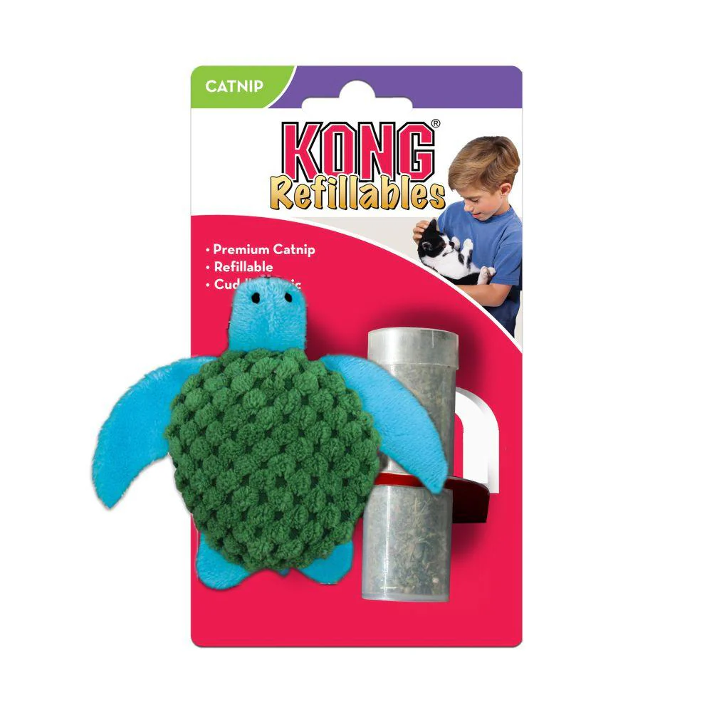 KONG Refillable Turtle Catnip Cat Toy - Image 3