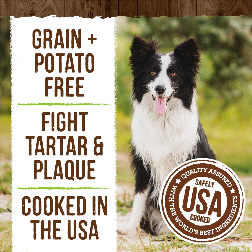 Merrick Fresh Kisses Grain Free Coconut Oil and Botanicals Medium Dental Dog Treats - Image 3