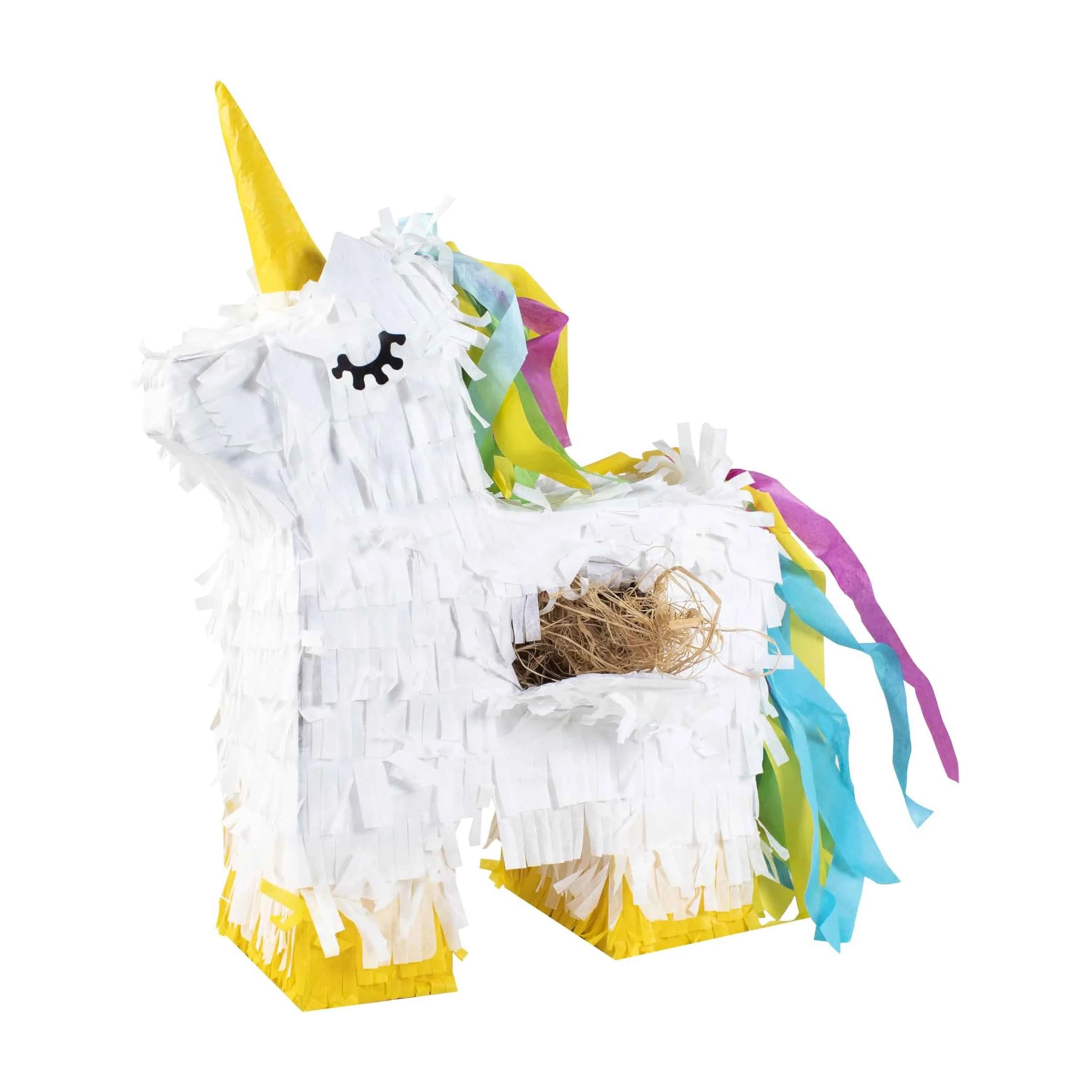 Penn-Plax Unicorn Pinata with Natural Nesting Material – Safe for Small and Medium Birds – Mini - Image 3